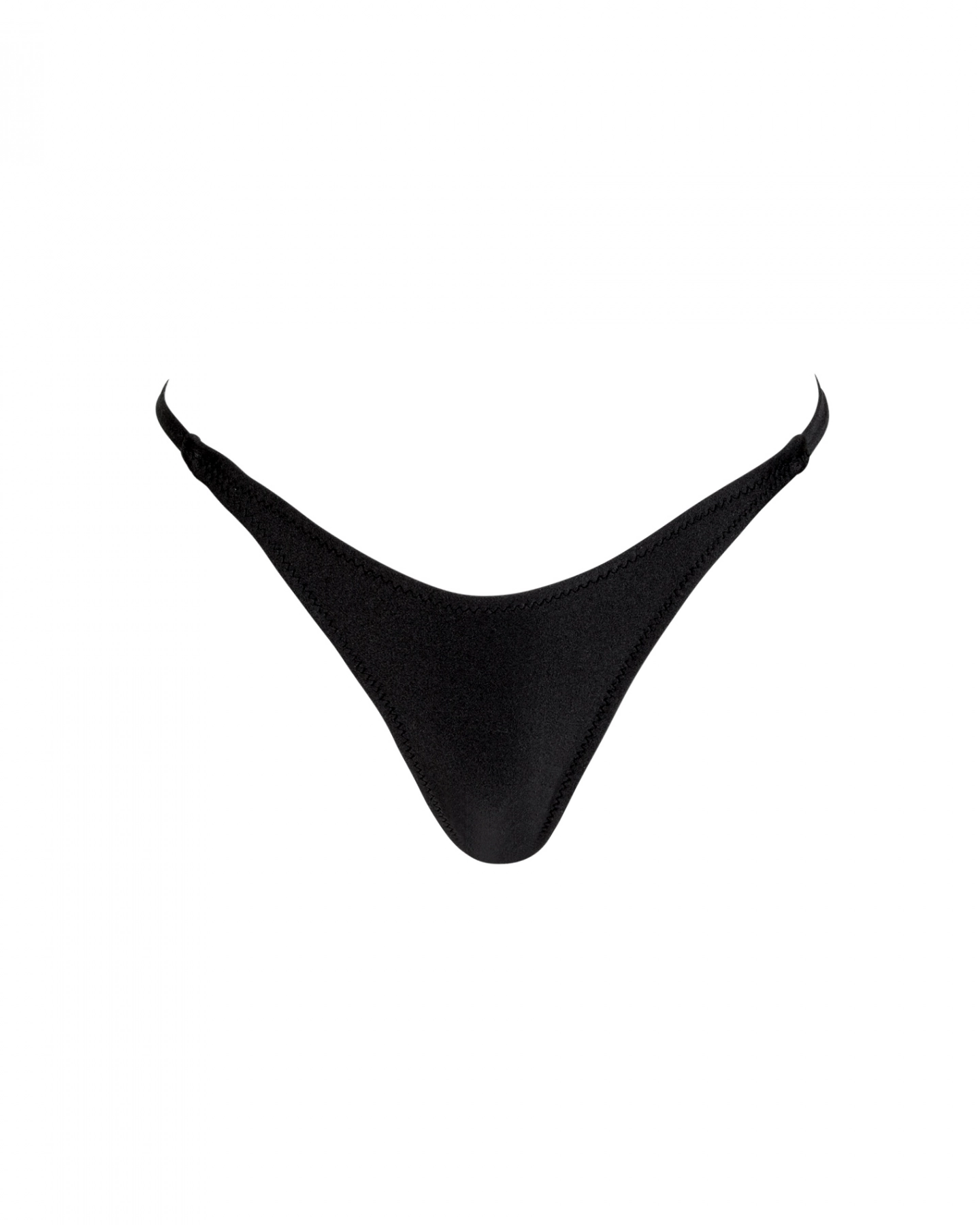 Black Thong Low Rise Bikini Bottom Xs Vivien Vance